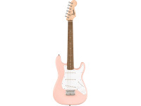 Fender Mini Stratocaster Laurel Fingerboard White Pickguard Shell Pink Fender Mini Stratocaster Laurel Fingerboard White Pickguard Shell Pink